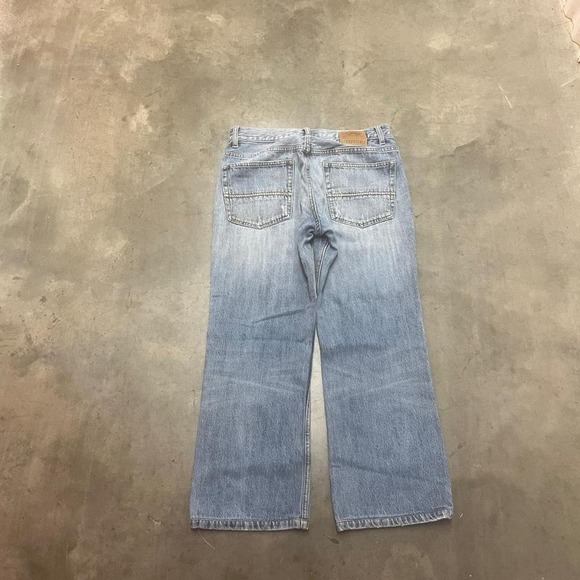 Y2K Aeropostale men's light wash Benton bootcut wide leg skater jeans 30 - Picture 1 of 6